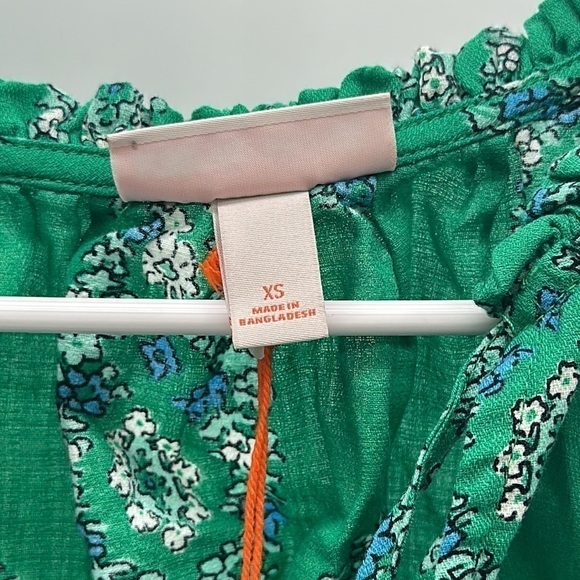 Women's Size X-Small Knox Rose CLOSE OUT Green Tunic Floral Clean Fancy CHEAP!!! - Picture 3 of 3